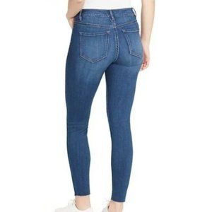NEW William Rast Nordstrom Jeans Highrise Skinny Frayed Hem Medium Wash SZ 30